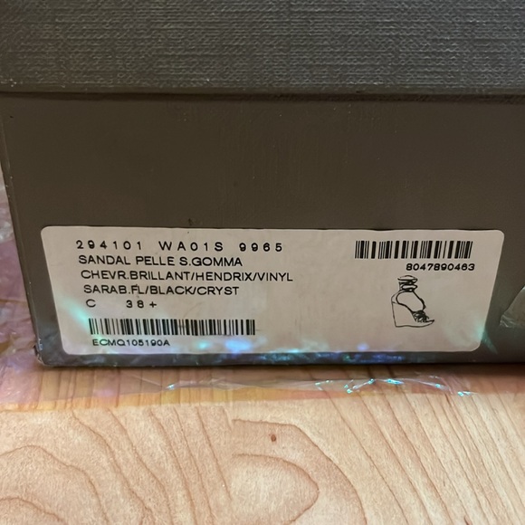 ‼️100% AUTHENTIC‼️Alexander McQueen Lace Up Wedges Black Beige Size 8.5 - Picture 11 of 11